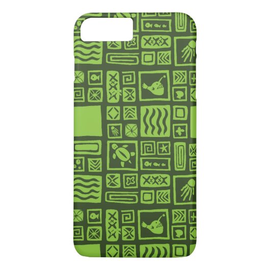 Tiki Pattern Case-Mate iPhone Case (Achterkant)