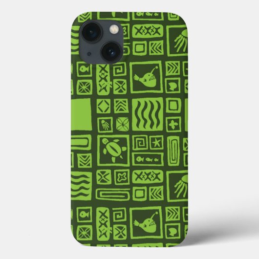 Tiki Pattern Case-Mate iPhone Case (Achterkant)