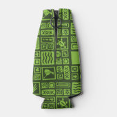 Tiki Pattern Flesjeskoeler (Achterkant)