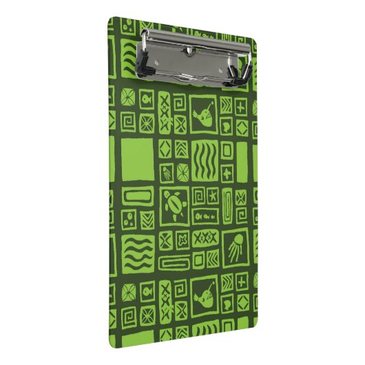 Tiki Pattern Mini Klembord (Schuin)