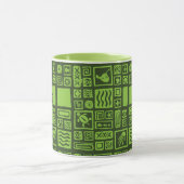 Tiki Pattern Mok (Midden)