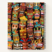 Tiki Pattern Notitieboek (Achterkant)