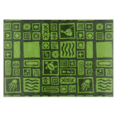 Tiki Pattern Snijplank (Voorkant)