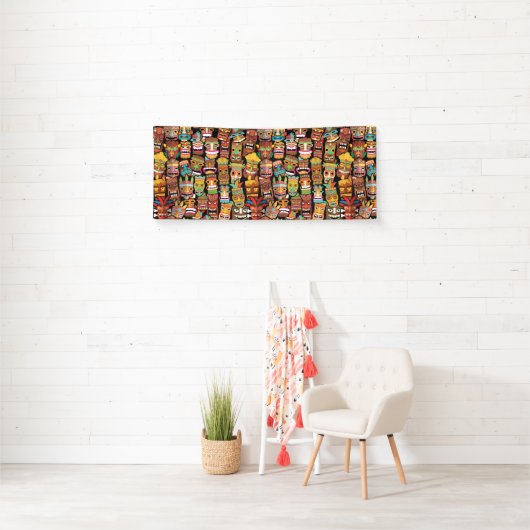 Tiki Pattern Spandoek (Insitu)