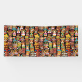 Tiki Pattern Spandoek (Horizontaal)