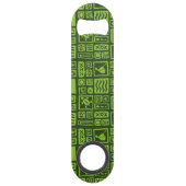 Tiki Pattern Speed Flessenopener (Voorkant)