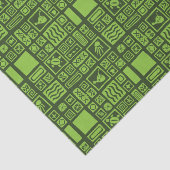 Tiki Pattern Tissuepapier (Detail)