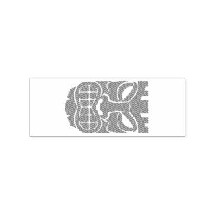 Tiki Sculpture Thunder_Cove Rubberstempel