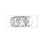 Tiki Sculpture Thunder_Cove Rubberstempel (Gestempeld)