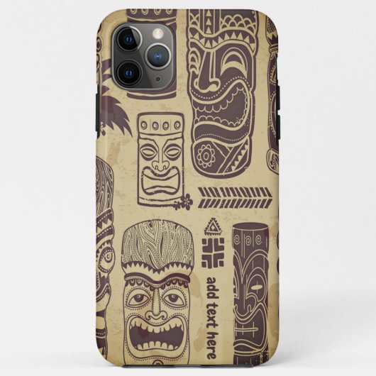  Tiki Set gepersonaliseerd Case-Mate iPhone Case (Achterkant)