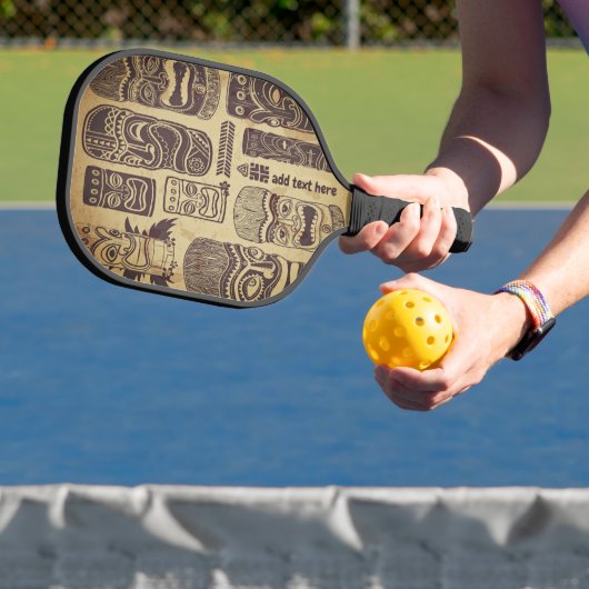 Tiki Set gepersonaliseerd Pickleball Paddle (Insitu)
