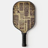 Tiki Set gepersonaliseerd Pickleball Paddle (Voorkant)