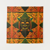 Tiki Shield Wandkleed (Voorkant)