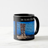 Tiki Spirits, Big Island, Hawaï, Mug de café noir (Devant droit)