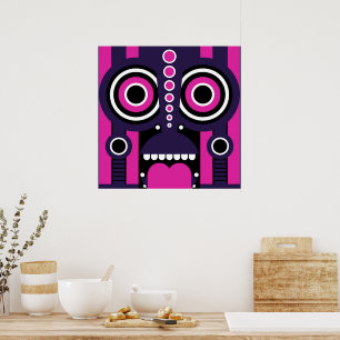 Tiki Stammesmasker Poster