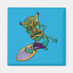 Tiki Surfer Magneet