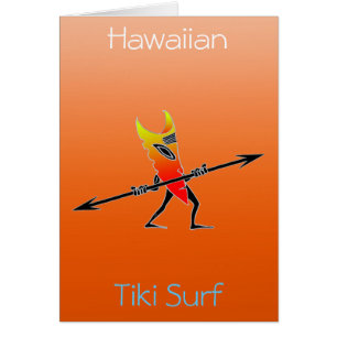 Tiki Surfer Red en geel