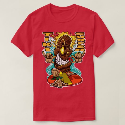 Tiki Surfer TShirt (Design devant)