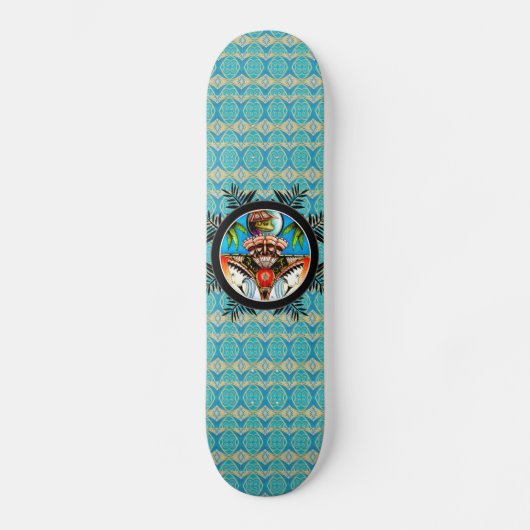 Tiki Tattoo Frog Skateboard (Voorkant)