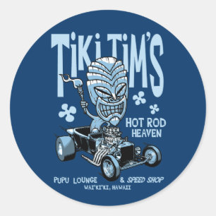 Tiki Tim Ronde Sticker