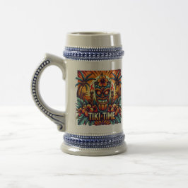 Tiki Time Beer Stein Bierpul