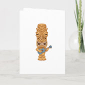 Tiki Time Luau Zomer Strand Bruiloft Programma (Achterkant)