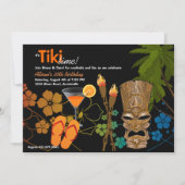 Tiki Time Party uitnodiging (Voorkant)