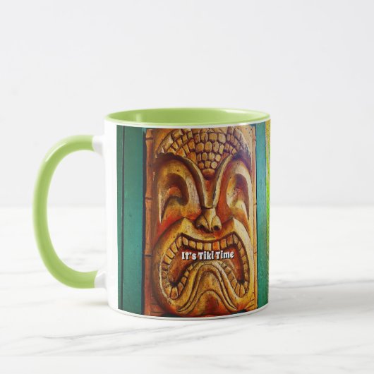 Tiki Time Tropisch  Retro Cool Fun Fierce Mok (Links)