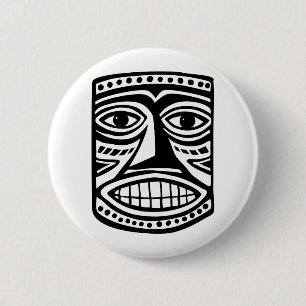 Tiki Toby Ronde Button 5,7 Cm