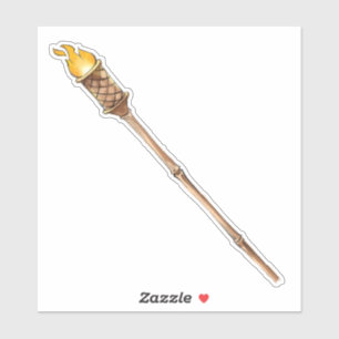 Tiki Torch Sticker