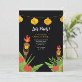 Tiki Torches Kaart (Staand voorkant)