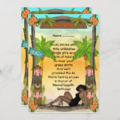 Tiki - Uitnodiging (Voorkant / Achterkant)