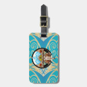 Tiki Village Bagagelabel (Voorkant verticaal)