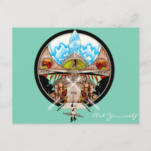 Tiki Village Briefkaart