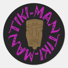 Tikiman Ronde Sticker