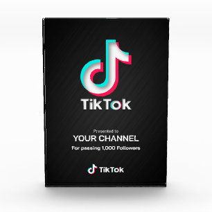 TikTok-prijs aangepast kanaal Fotoblokken