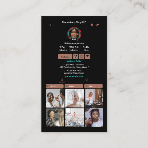 TikTok Terracotta QR-code Visitekaartje