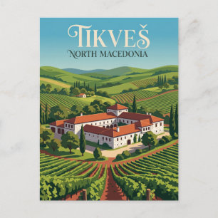 Tikveš Wijnmakerij Noord-Macedonië Briefkaart