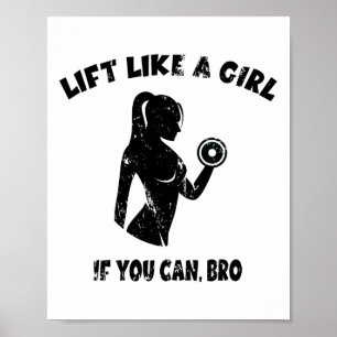 Til Als Meid Als Je Kan Bro - Powerlifting Gewicht Poster