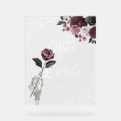 Til Death Aquarelle Squelette Cadeaux et Cartes Ro (Recto)