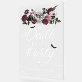 Til Death Aquarelle Squelette Rose Mariage gothiqu (Angle)