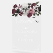 Til Death Aquarelle Squelette Rose Mariage gothiqu (Angle)