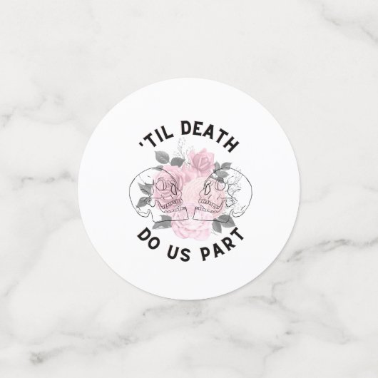 Til Death Do ons Part Confetti (Kleine voorkant)