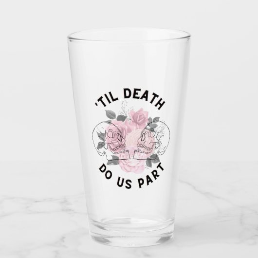 'Til Death Do ons Part Glas (Voorkant)