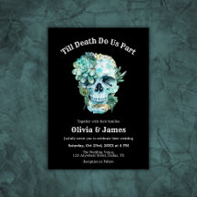 Til Death Do ons Part Gothic Halloween Wedding