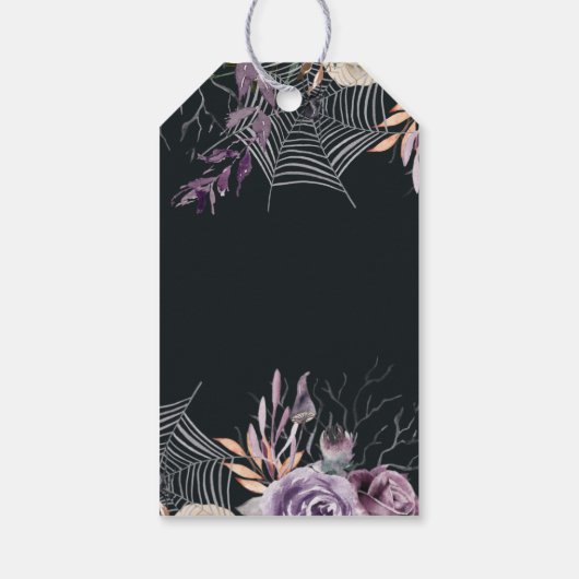 'Til Death Do ons Part | Halloween Wedding Cadeaulabel (Achterkant)