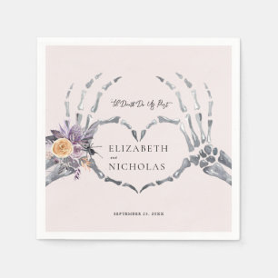 'Til Death Do ons Part   Halloween Wedding Servet