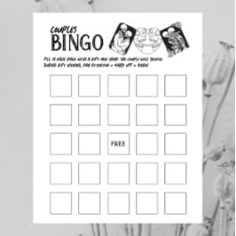 Til Death Do ons Part | Paren Bingo Game | B+W