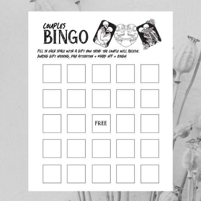 Til Death Do ons Part | Paren Bingo Game | B+W (Creator heeft geüpload)
