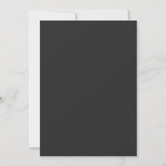 Til Death Do ons Part Skeleton Photo Save the Date (Achterkant)
